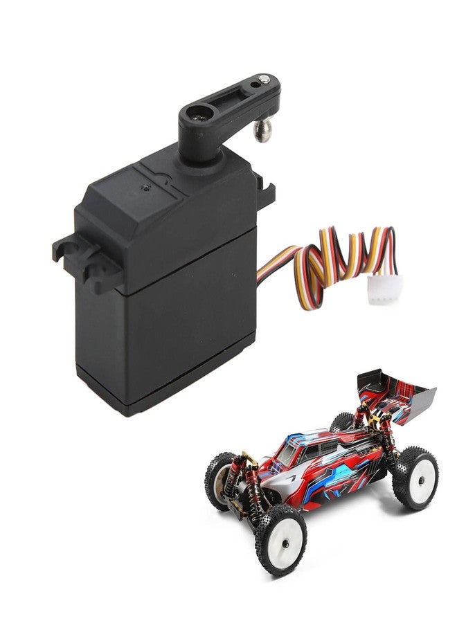 Dilwe RC servo, 5-Wire Steering servo with servo arm 104001-1923 for 104001 1/10 RC car Spare Parts - Image 1